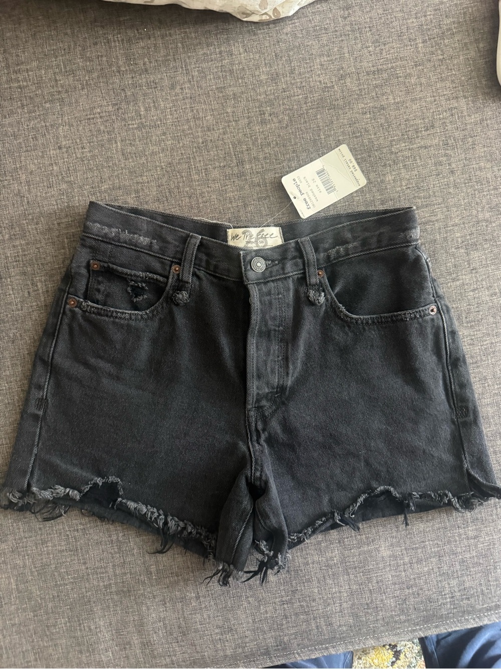 FREE PEOPLE We The Free collection denim cut-off shorts NWT